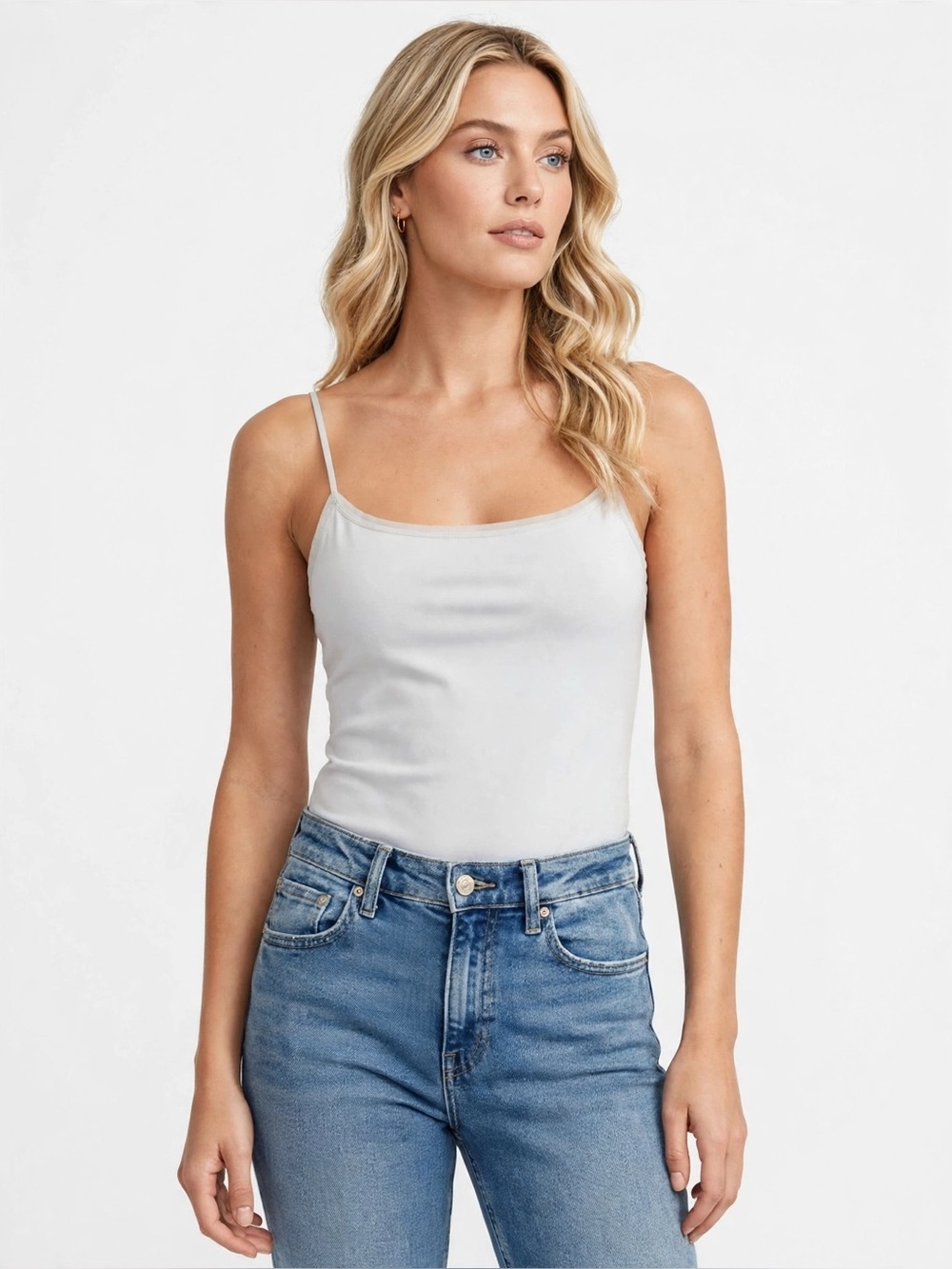 Ann Taylor White Camisole Size Medium Like New